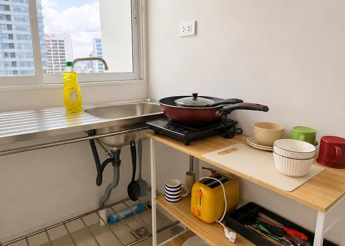 1br 50sqm Sleeps 4 Near Bts & Nightlife Appartamento *